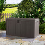 Large 105-gallon Outdoor Storage Box For Deck Or Patio | Brown
