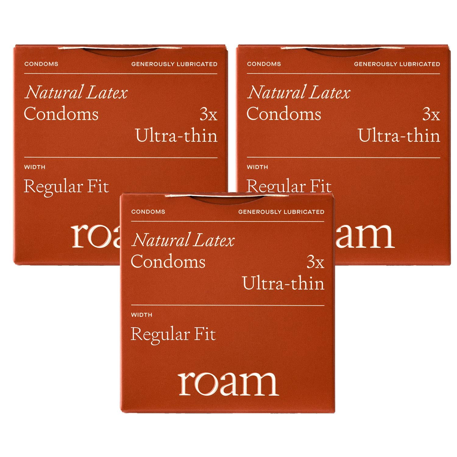 Ultra-thin Condoms For Safer Sex & Contraception Regular Fit, 18 Pack
