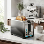 Toaster With 7 Browning Levels, Reheat, Defrost And Cancel | M | Black