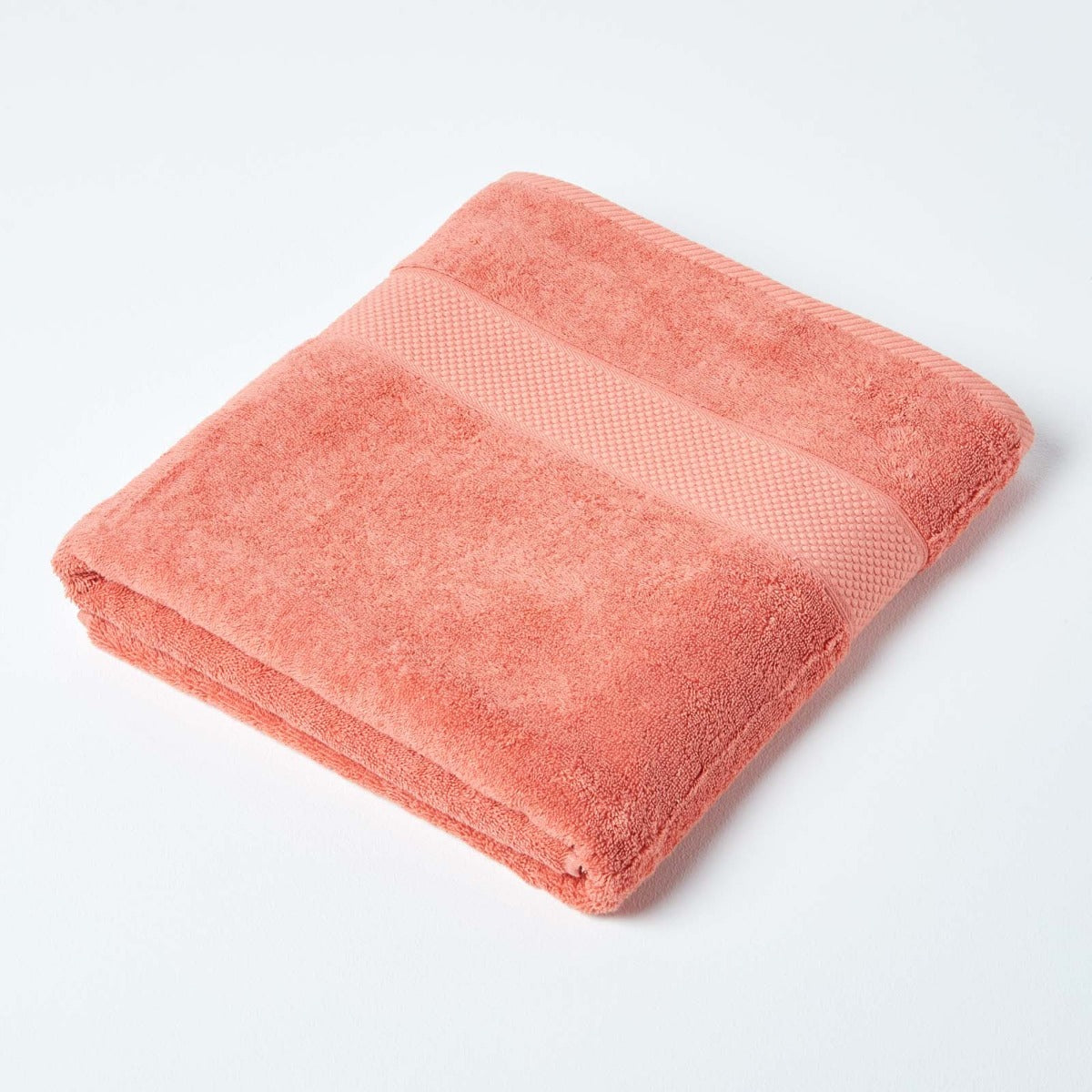 Turkish Cotton 500gsm Towel | Bath Sheet | Terracotta