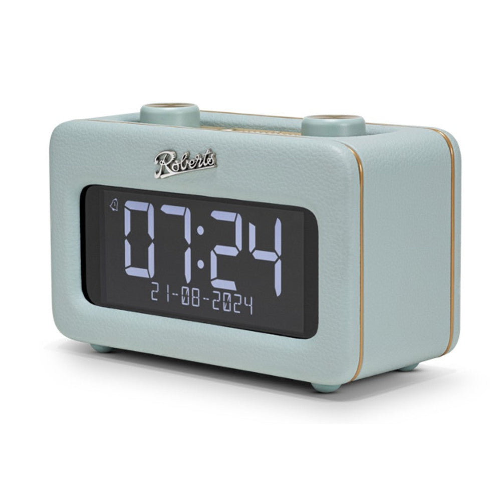 Revival Rest Digital Fm/dab Bluetooth Bedside Clock Radio | Turquoise
