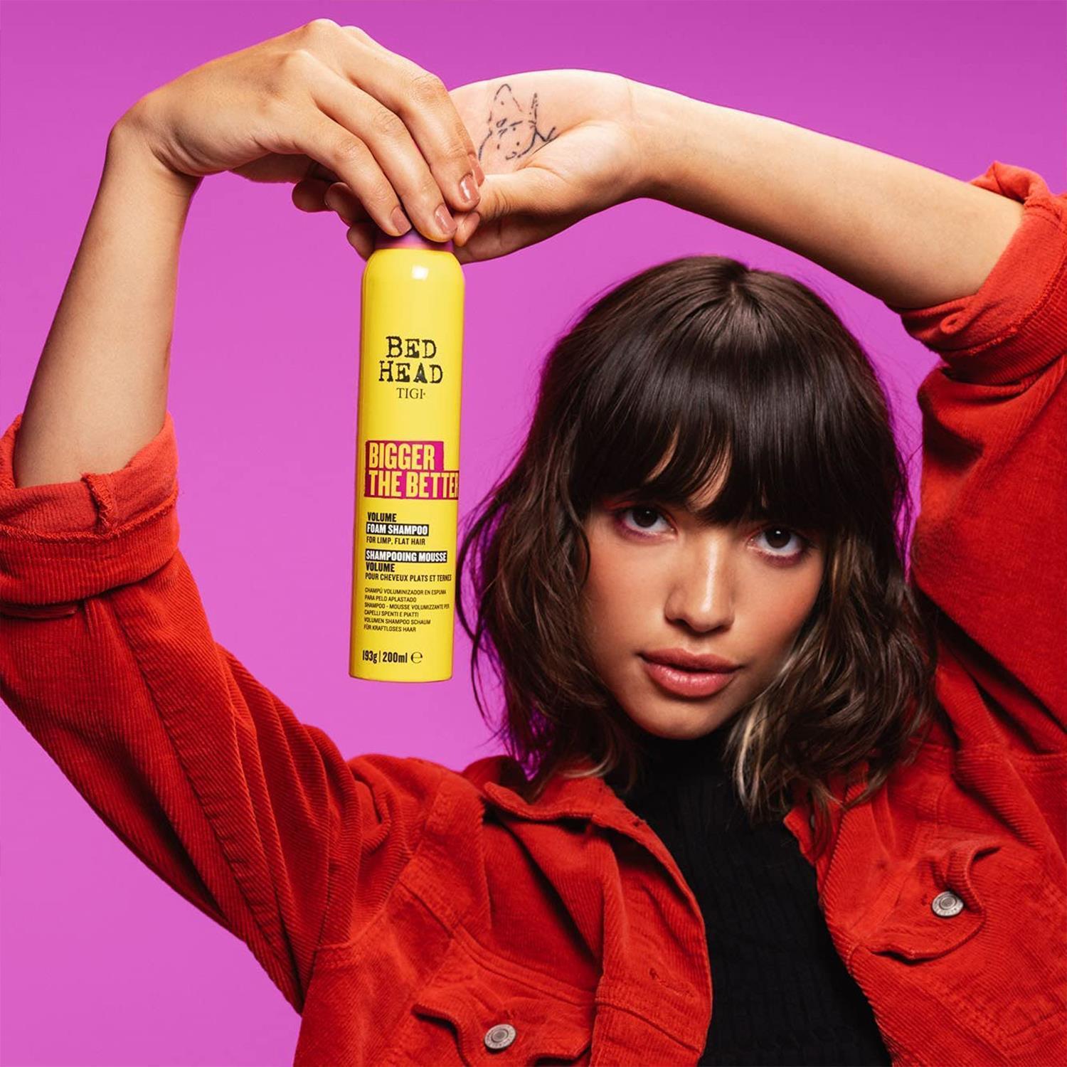 Bigger The Better Volume Foam Shampoo For Fine Hair 200ml, 2pk