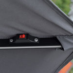 3m Cantilever Banana Parasol W/ Led Solar Lights