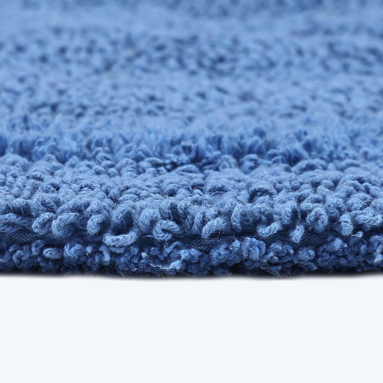 Luxury Reversible Cotton Bath Mat | 70 x 120cm | Cobalt Blue