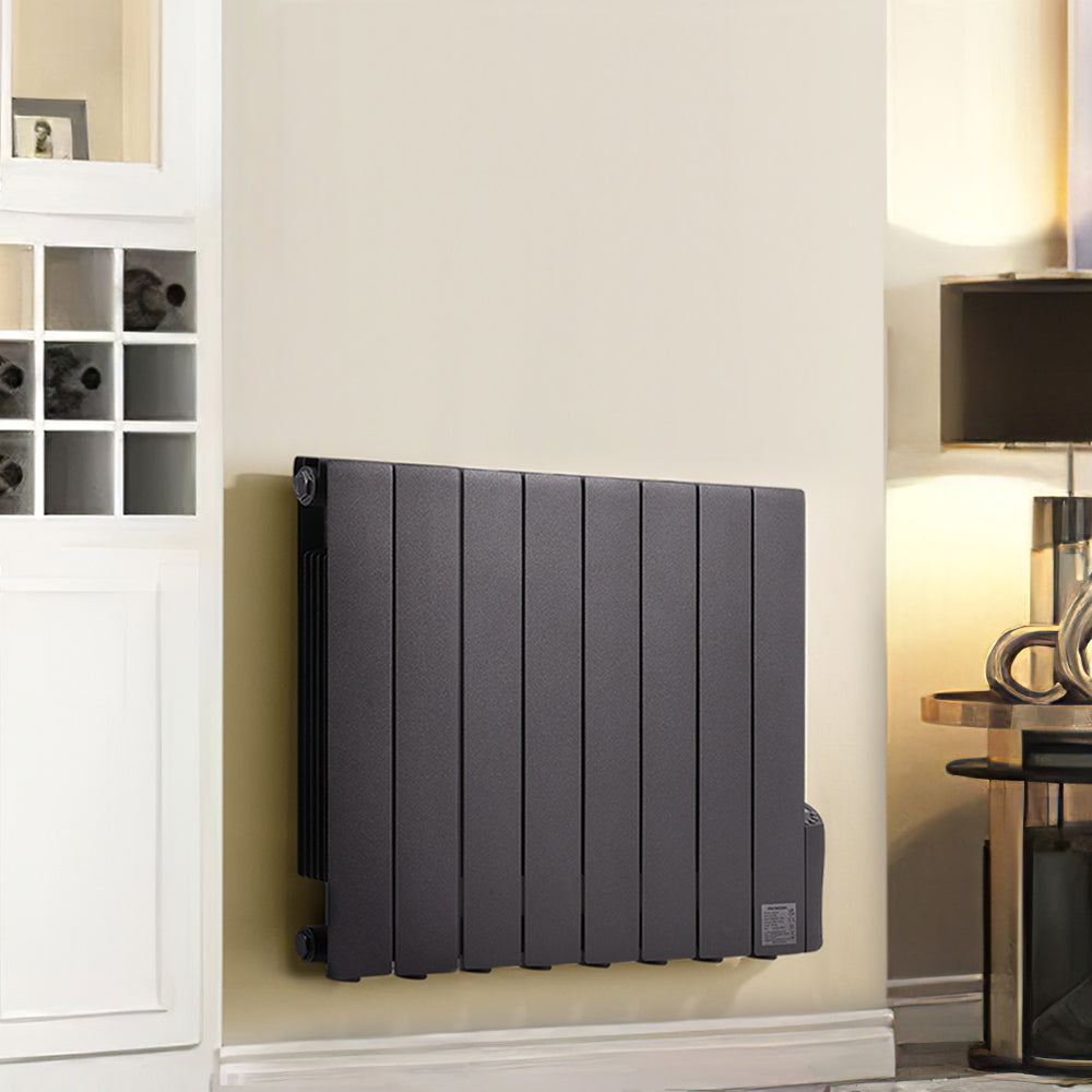 Oil-filled Radiator Space Heater With Led Display, 7-day/24-hour Timer, Adjustable Thermostat & Overheat Protection | 1200w