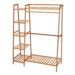 Bamboo Bedroom Garment Clothes Rack | Large | Brown