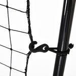 Rebounder Net Baseball Training Equipment Ball Goal Skills | Black