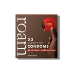 Dark Brown Condom For Safer Sex & Contraception - Regular Fit