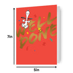 Peanuts Snoopy Well Done Card Official Product