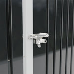 7.3x4ft Heavy Duty Outdoor Metal Garden Shed Lockable Weatherproof Storage Shed For Patio Or Backyard