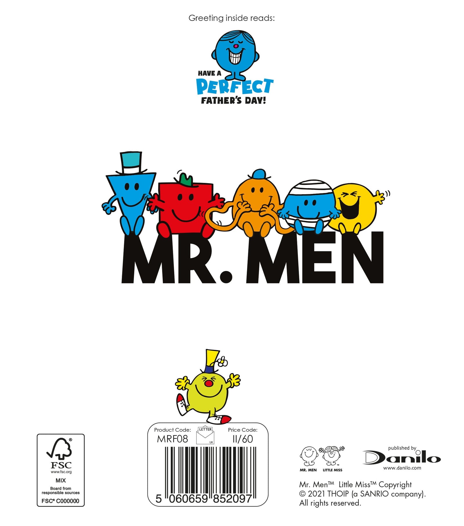 Mr Men & Little Miss You Are...' Father's Day Card Official Product