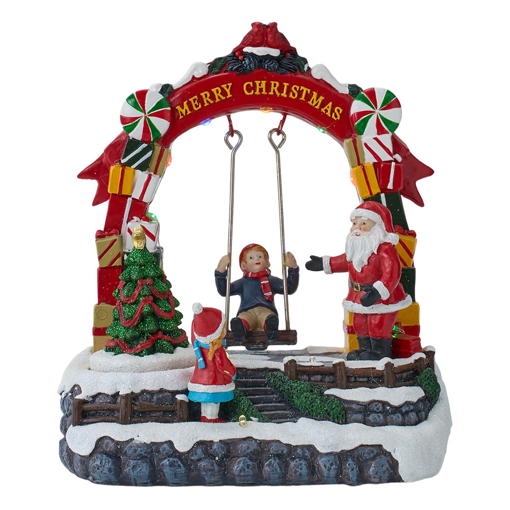Christmas Xmas Music Box Ornaments With Lights