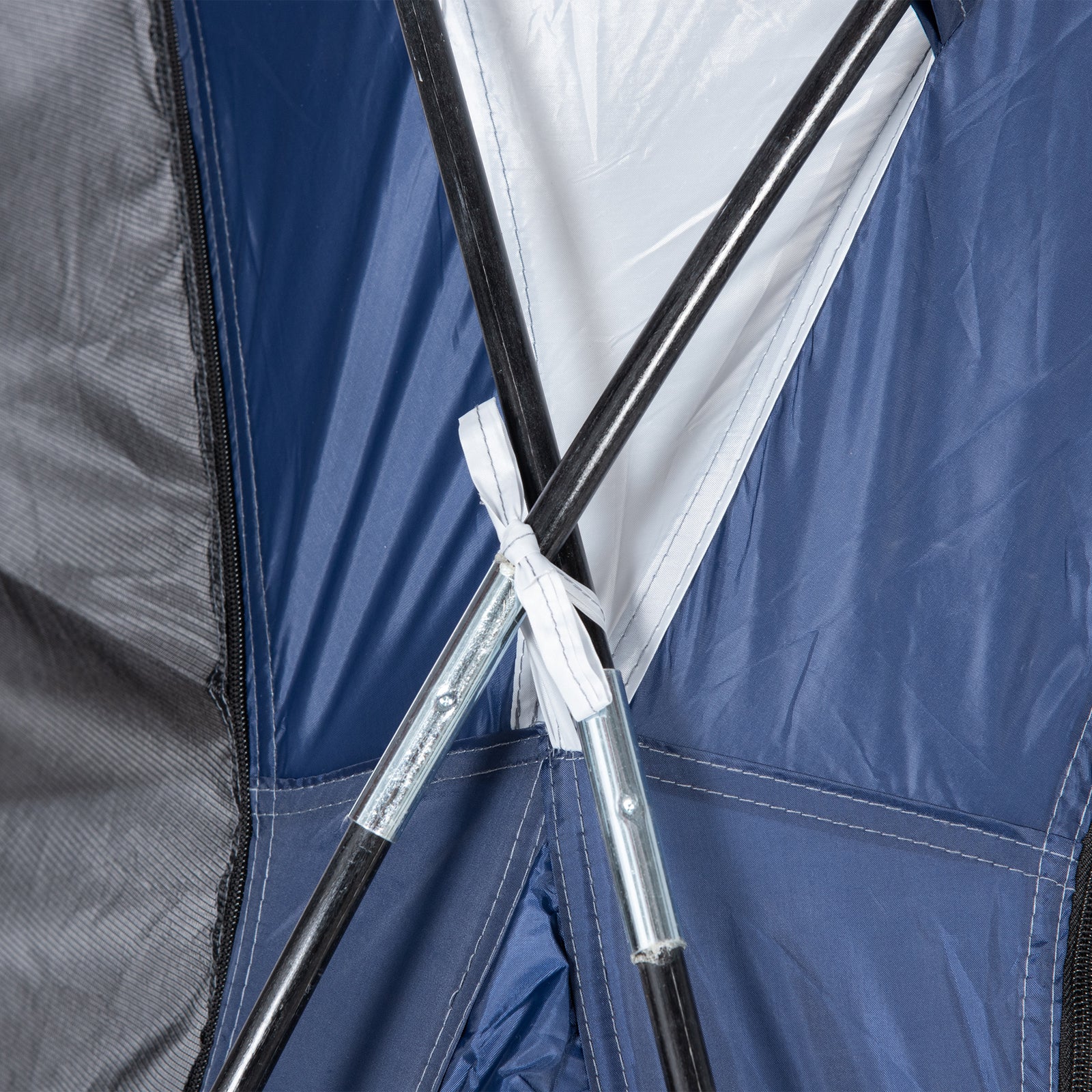 Dome Tent For 6-8 Person Camping W/ Zipped Mesh Doors Hook