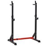 Squat Dip Stand Weight Lifting Bench 121-171cm | Black