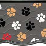 Boot Tray For Shoes And Boots - Printed Paws Design