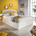 Grayson Wooden Ottoman Bed | King | White