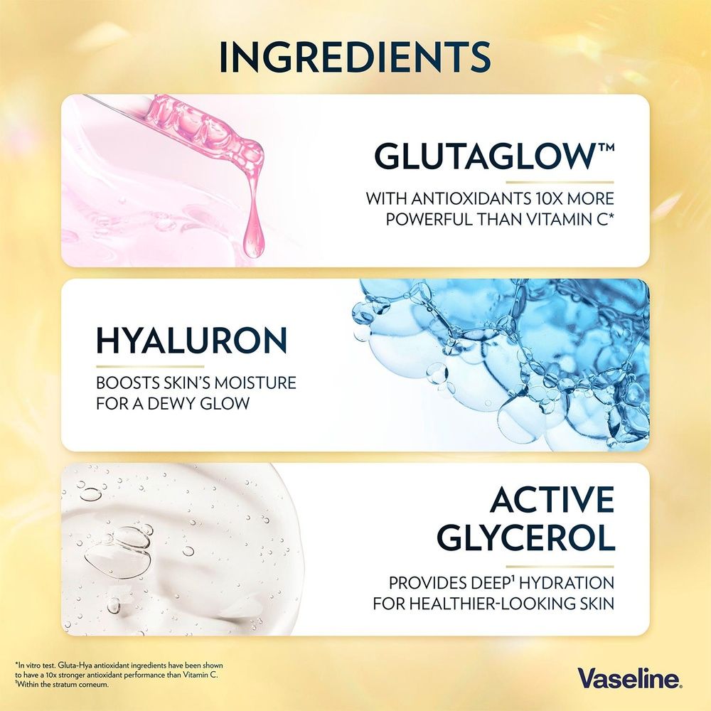 Gluta-hya Lotion Bundle Dewy, Overnight & Flawless Glow, 200ml | Set-of-3