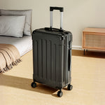 Modern Hardside Spinner Suitcase With Combination Lock | 24" | Black