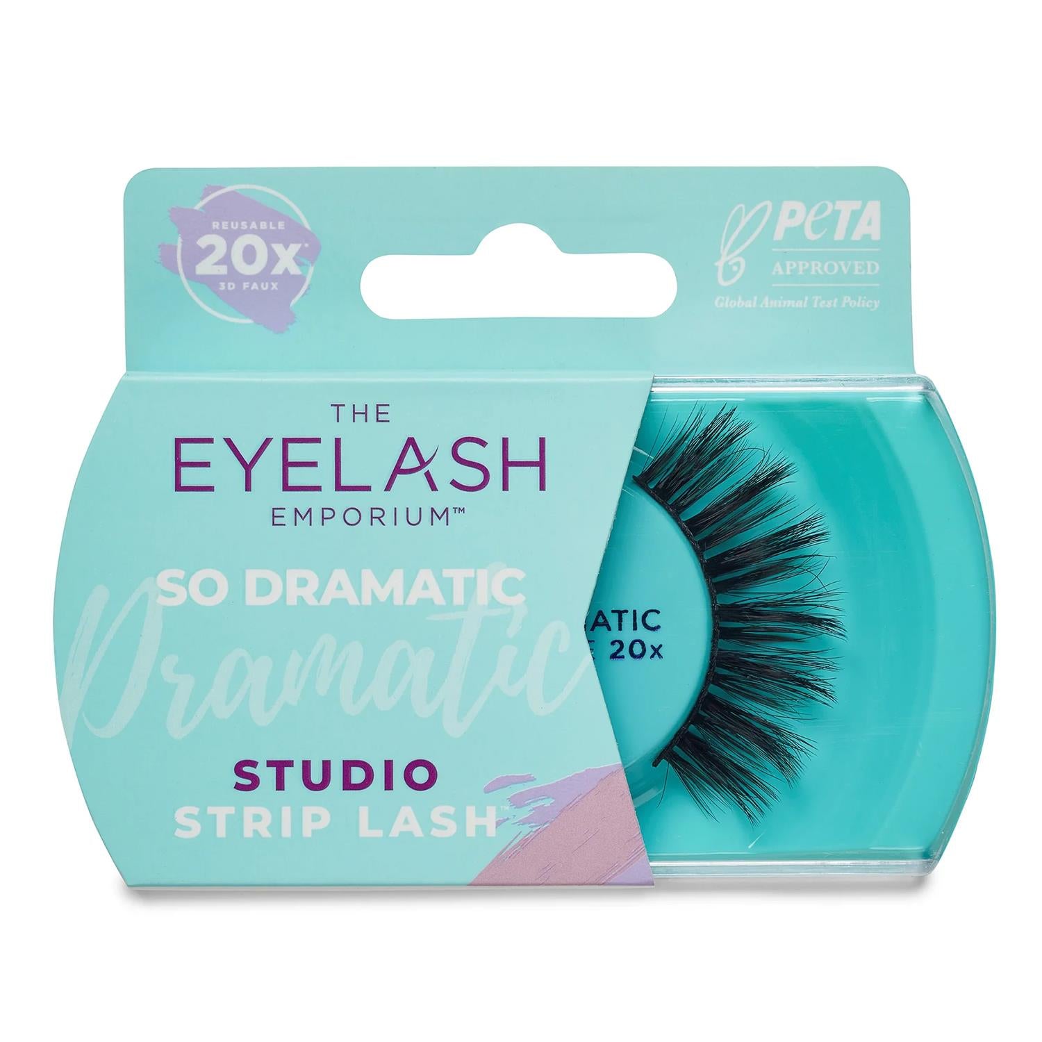 So Dramatic Studio Strip Lashes Up To 20 Wears