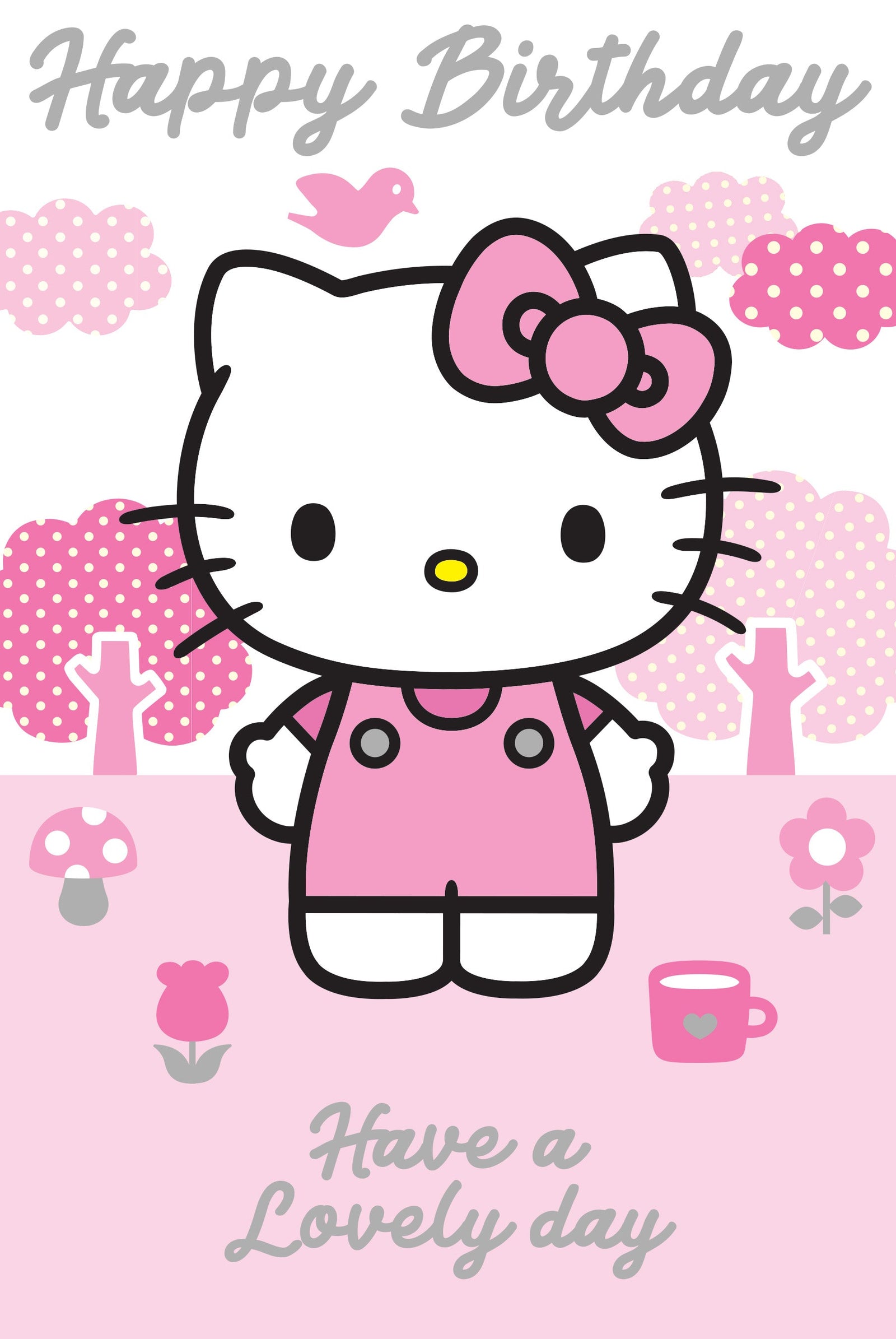 Hello Kitty Birthday Card Official Product