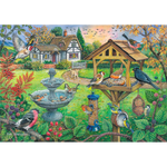Bird Table - Big 500 Piece Jigsaw Puzzle For Adults, With Extra Large Pieces