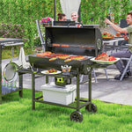 Charcoal Bbq With Foldable Shelf