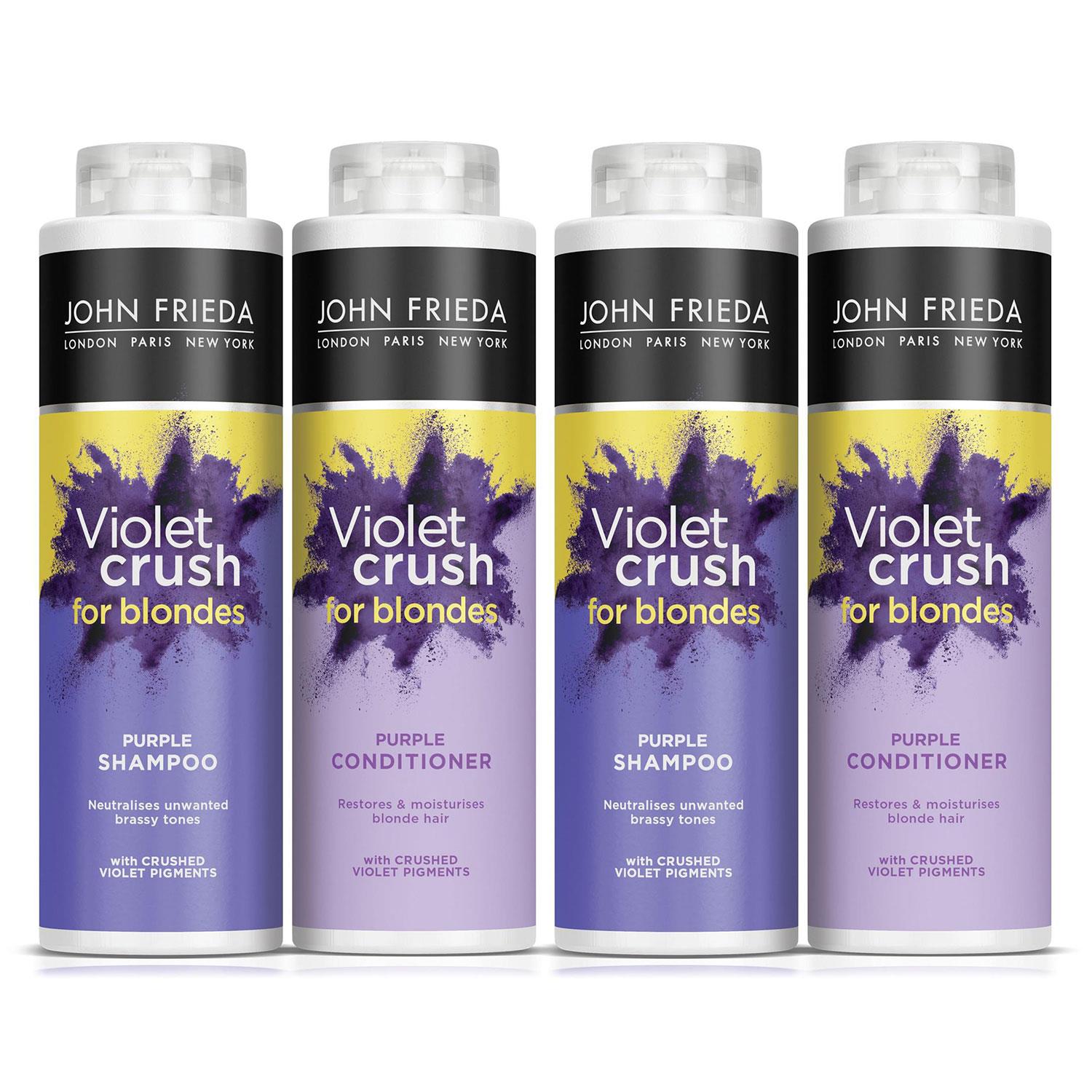 Violet Crush For Blondes Duo Pack 2x Shampoo & 2x Conditioner, 500ml