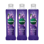 100% Nature Inspired Fragrance Bath Soak, Feel Relaxed, 3 Pack, 500ml | 3 | Purple