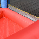 Bouncy Castle W/ Slide Pool 4 In 1 Composition W/ Blower Multi-color