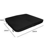 2.2m Hot Tub Spa Cover | Black