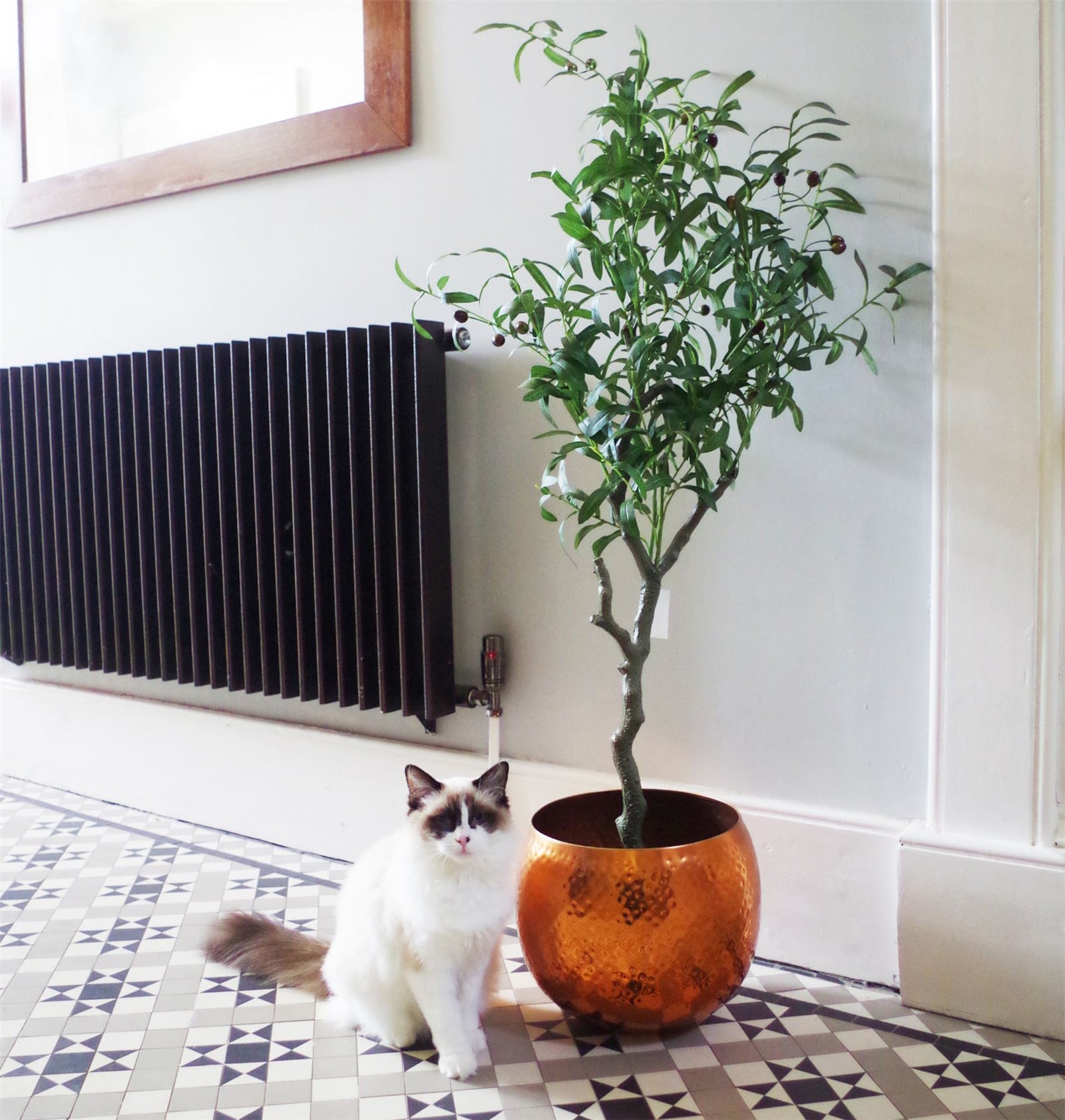 Artificial Olive Tree Bush By Leaf Design Uk Artificial Olive Tree Black Pot Botanik