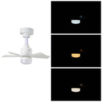 Modern Smart Ceiling Fan With Led Light, 4-speed Fan, Remote & App Control