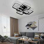 Contemporary Led Energy-efficient Semi Flush Ceiling Light | Cool White