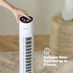 Livivo 32" Tower Fan - White