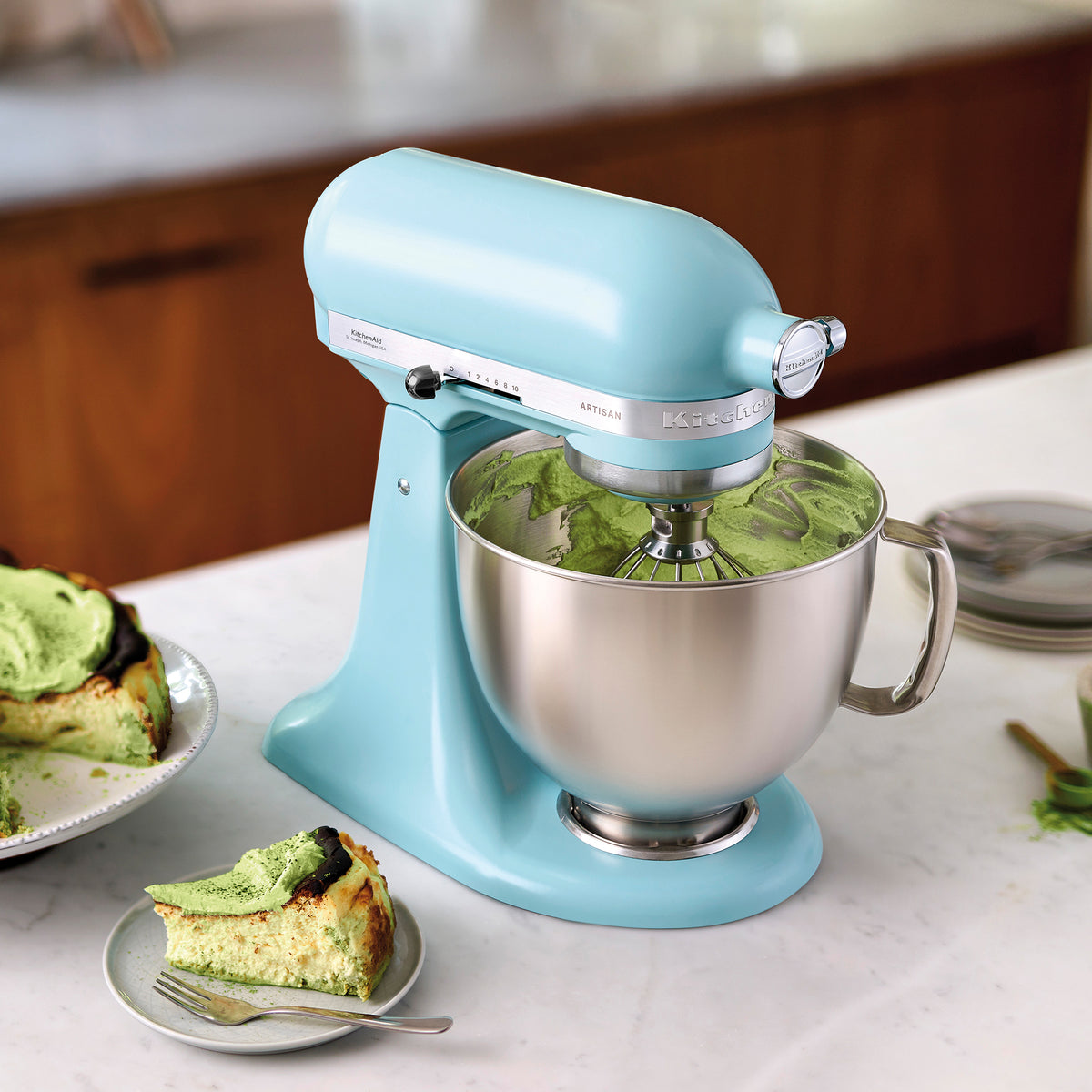 125 Artisan Stand Mixer With Accessories | Aqua