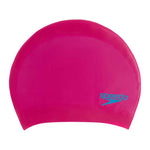 Childrens/kids Silicone Swim Cap | One Size | Pink