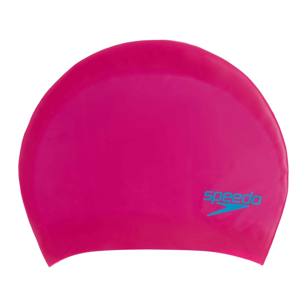 Childrens/kids Silicone Swim Cap | One Size | Pink