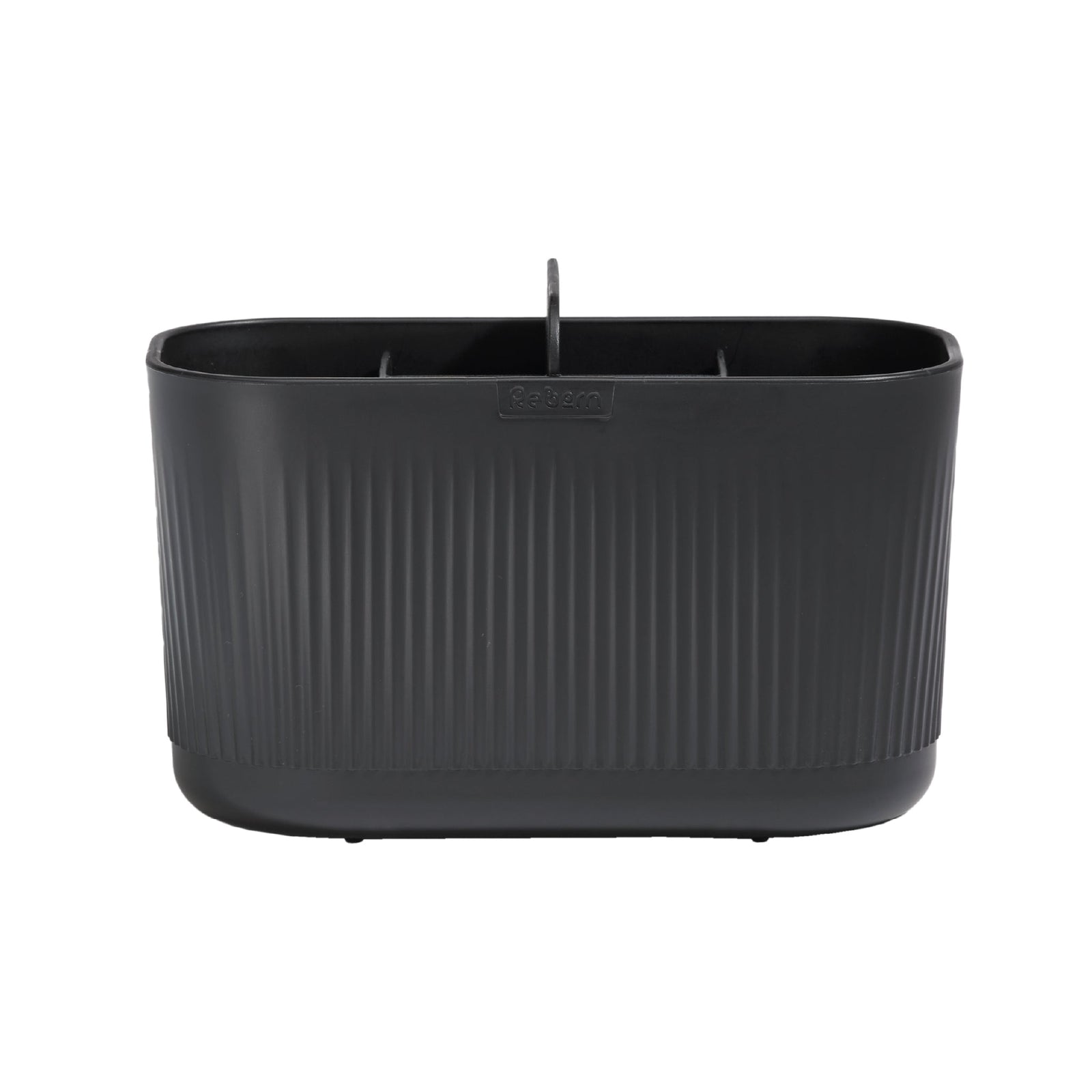Recycled Large Bathroom Caddy - Six compartments -  Easy to clear removable parts - Made in the UK | Graphite Black