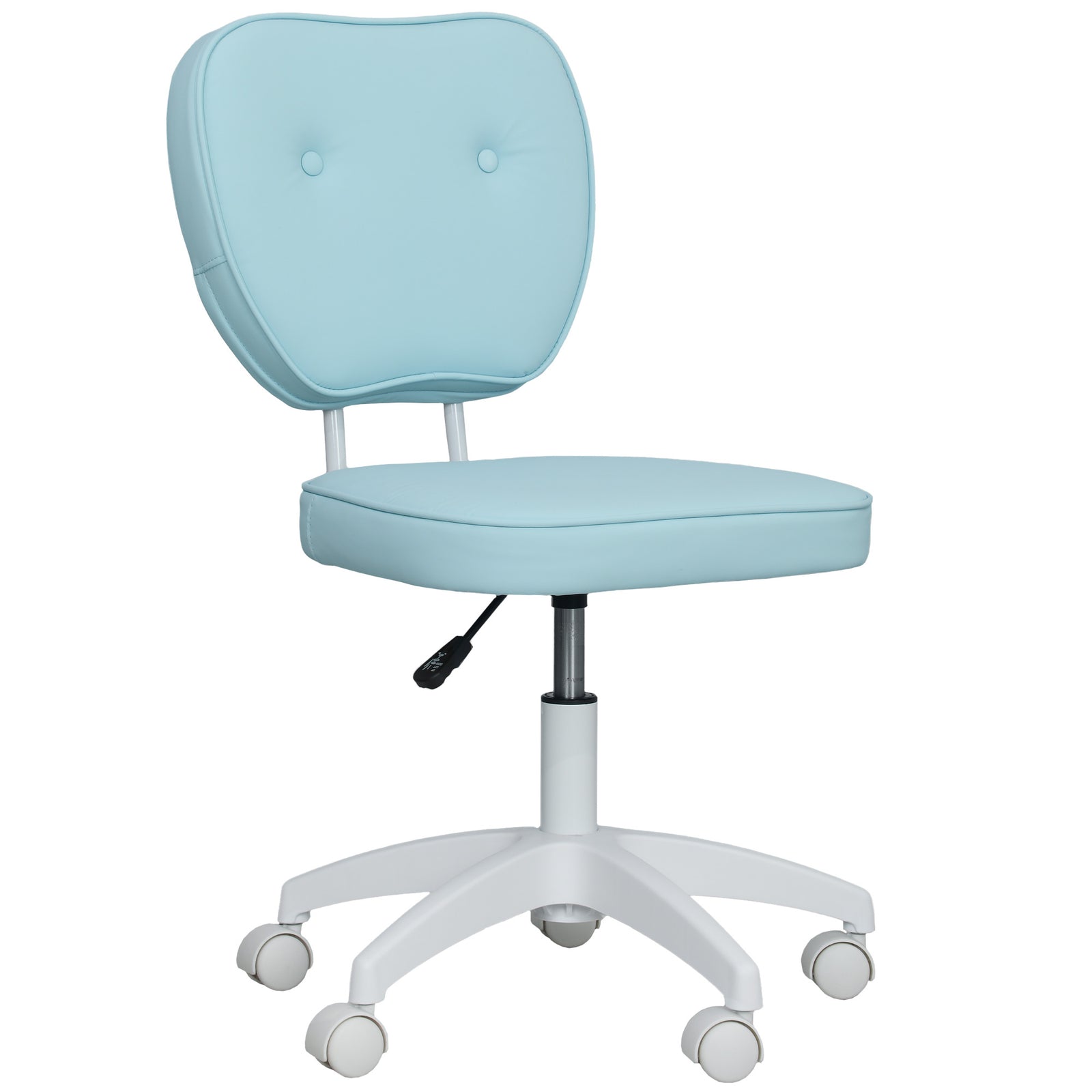 Vanity Task Chair, Armless | Blue