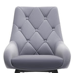 Set Of 2 Velvet Metal Legs Button Upholstered Dining Chair