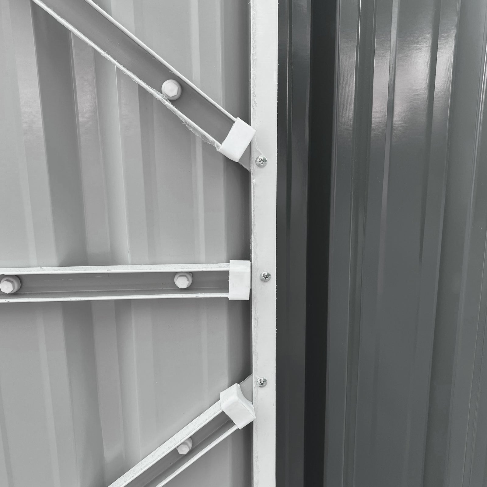 Outdoor Garden Storage Shed Steel Tool Storage Box