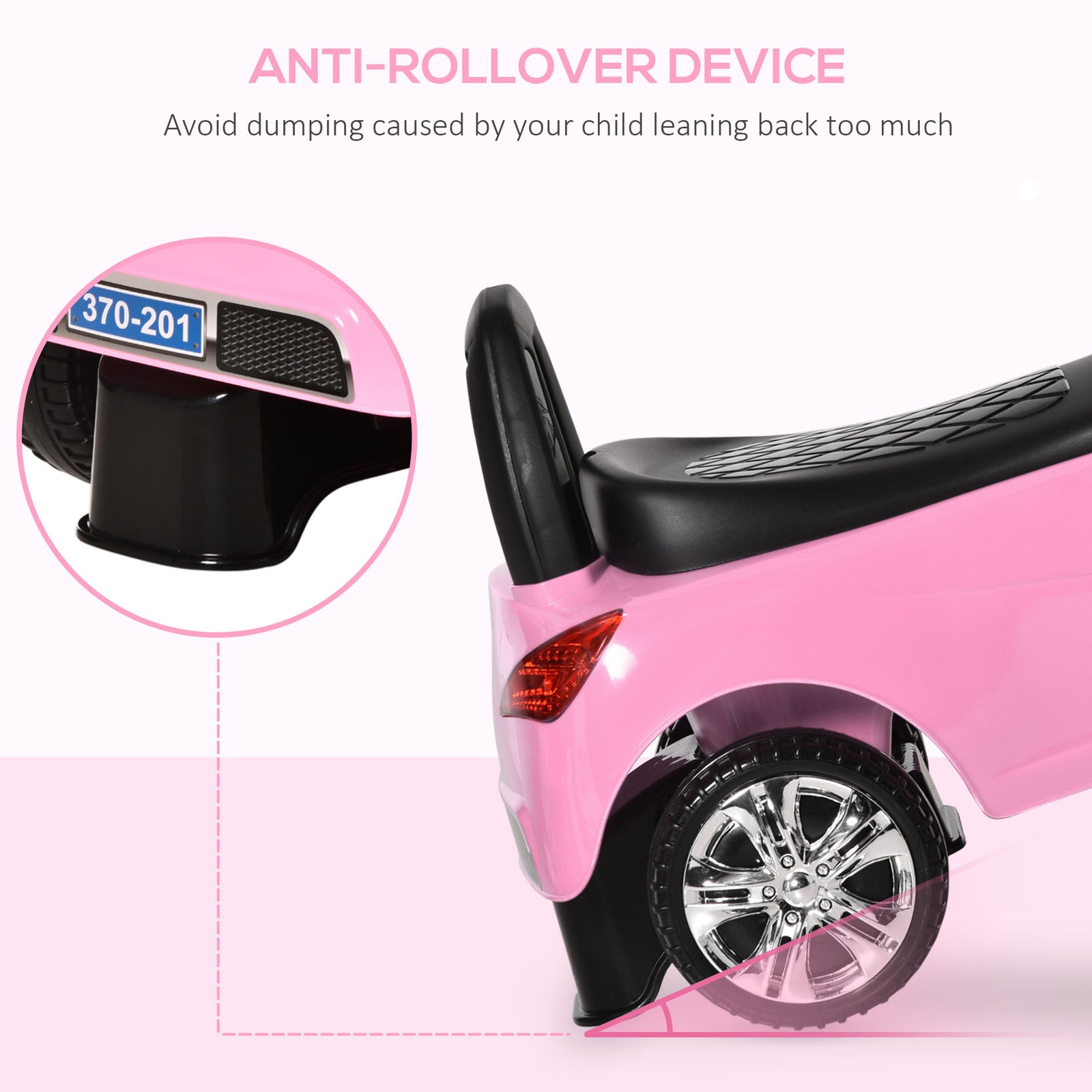 Ride On Car Baby Toddler Walker Foot To Floor Sliding Car Slider | Pink
