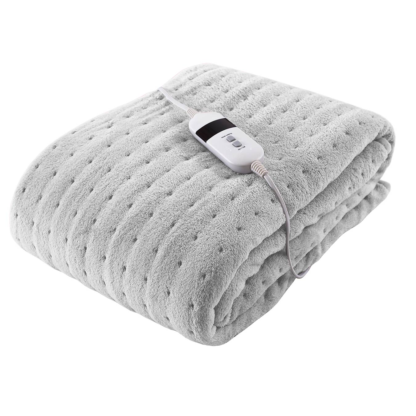 Comfort Control Heated Throw | Gray