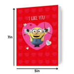 Minions 'i Like You' Valentine's Day Card Official Product