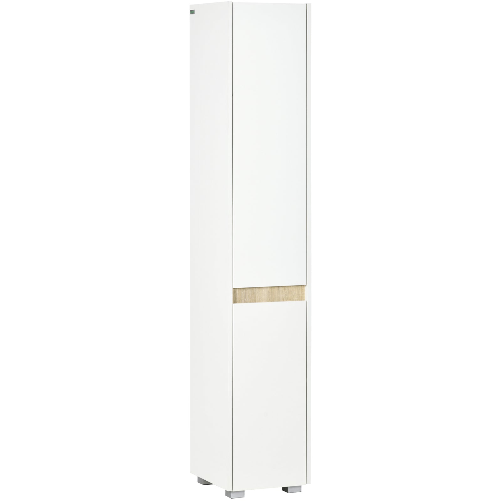 5-tier Modern Tall Bathroom Cabinet With Adjustable Shelves