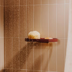 Shower Shelf, Bathroom Shelf, Beige, Stainless Steel, Geyser Collection
