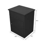 Parcel Post Box | Black