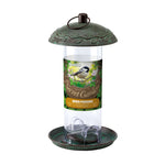 Secret Garden Antique Leaf Seed Feeder | Green
