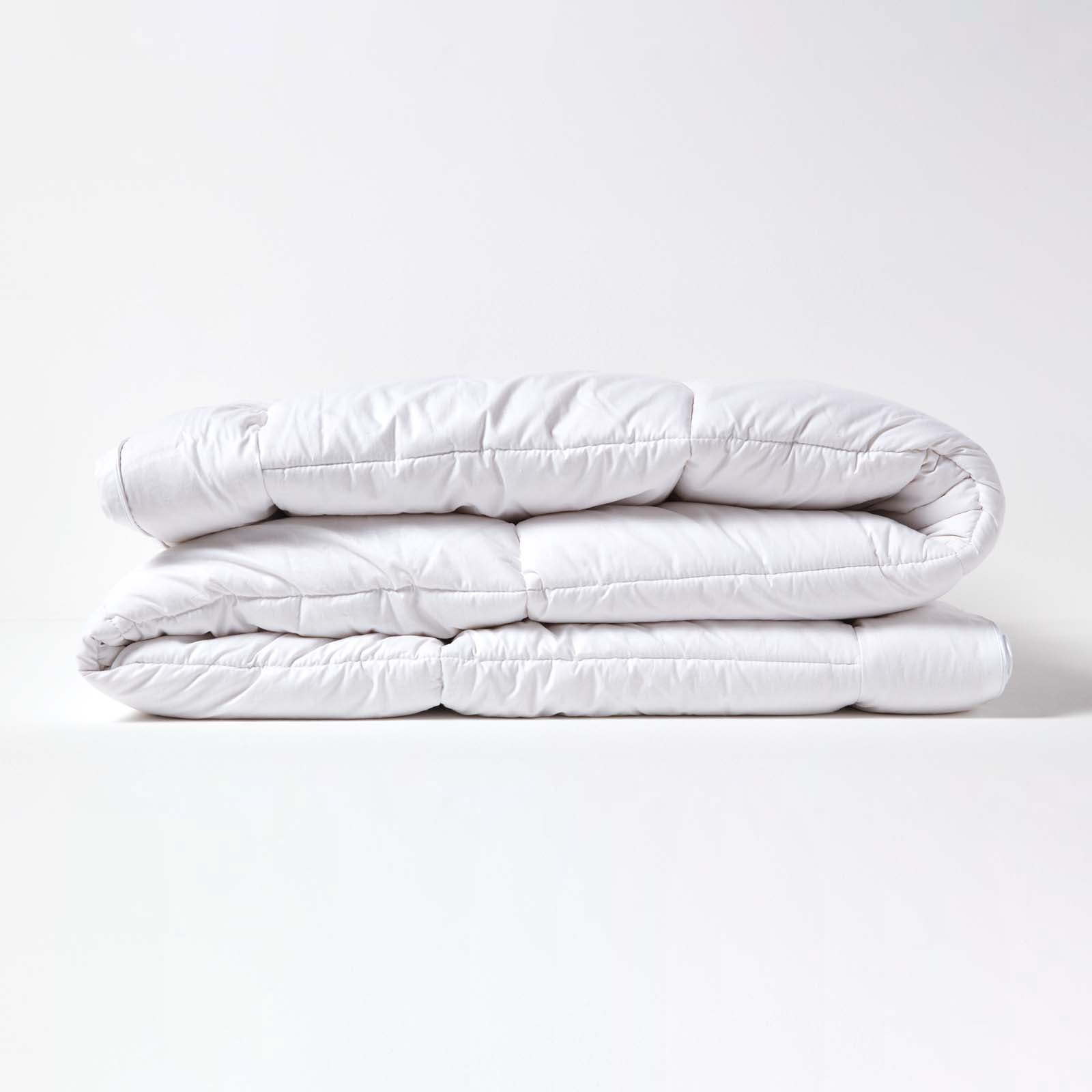Pure Mulberry Silk Blend Mattress Topper 700gsm | King | White
