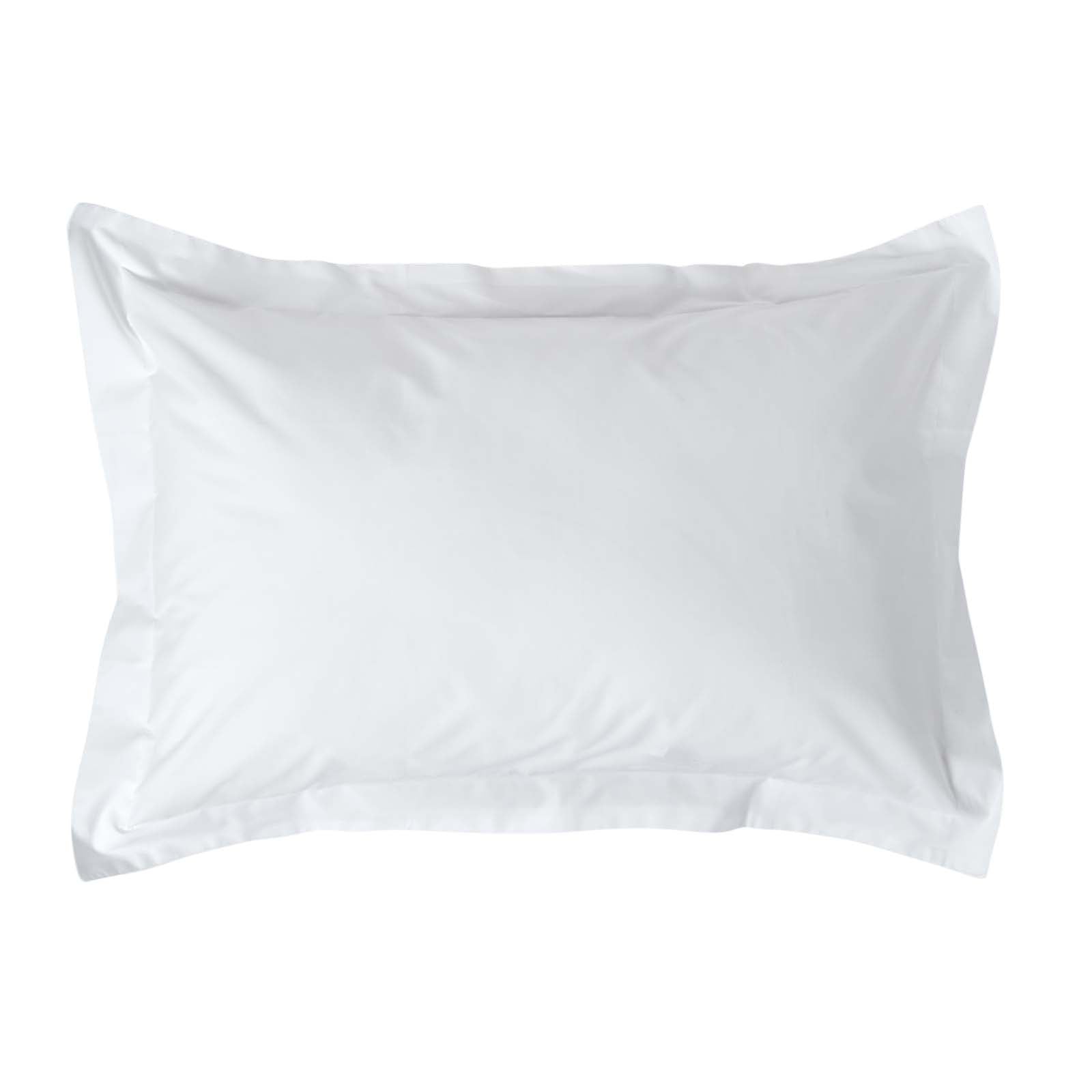 Egyptian Cotton Oxford Pillowcase 200 Tc | 48 x 74cm | White